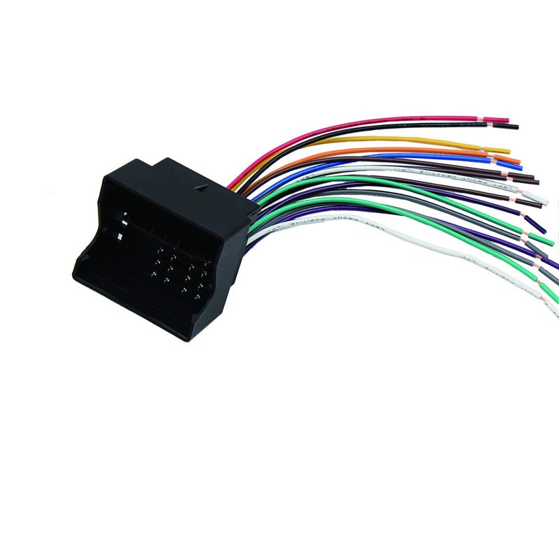 RED WOLF Compatible with Volkswagen 2004-2015, BMW 3/5, Audi 2002-2010 Aftermarket Stereo Radio Replacement Wire Harness Cable Connector to OEM Plug - Image 1