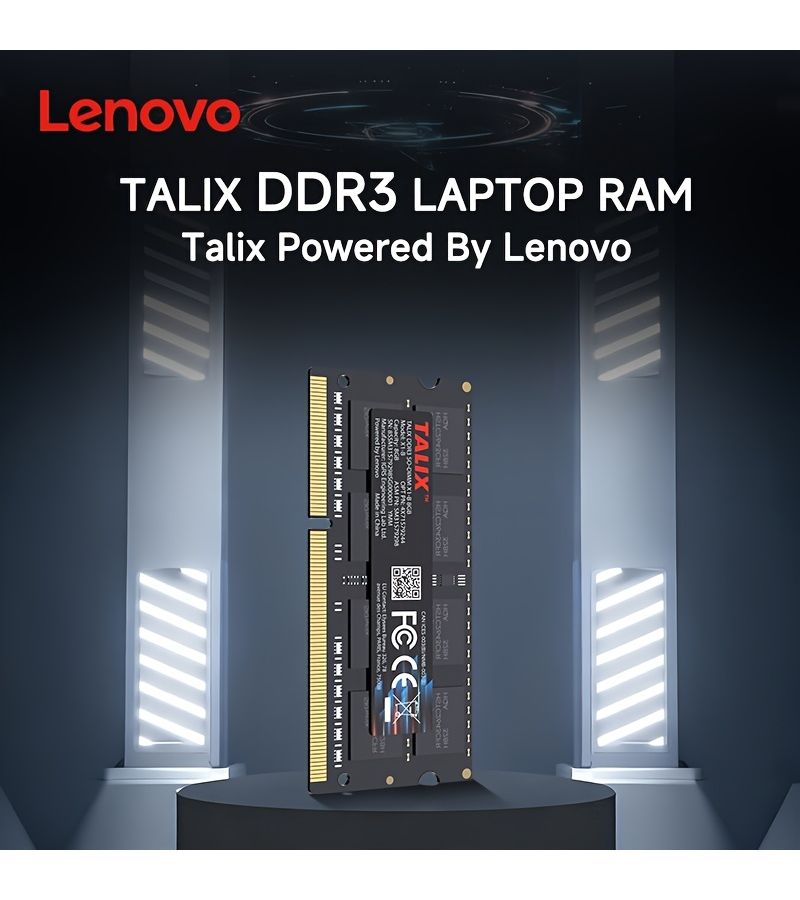 Talix 8GB DDR3 SO-DIMM RAM 1600MHz High Performance Low Power Consumption Professional Grade Storage For Modern Laptops Compatible Stable Fast Speed - Image 1