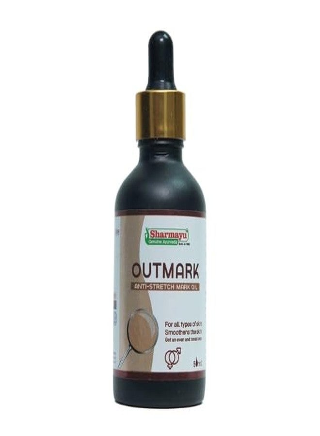 Sharmayu Outmark Anti-Stretch Mark Oil for Smooth & Even Skin | Ayurvedic Skin Nourishment Oil for Stretch Marks | 50ml - Image 1