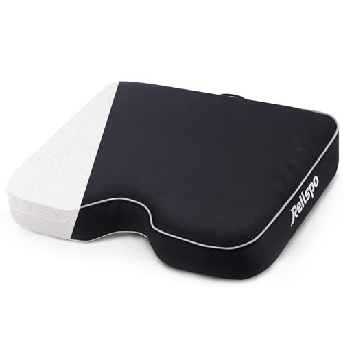 Relispo Stadium Seats for Bleachers with Integral Cutting Memory Foam Stadium Seat Cushion Waterproof Extra Thick Bleacher Cushion Portable Stadium Cushions for Indoor Outdoor Events 1 Pack - Image 1