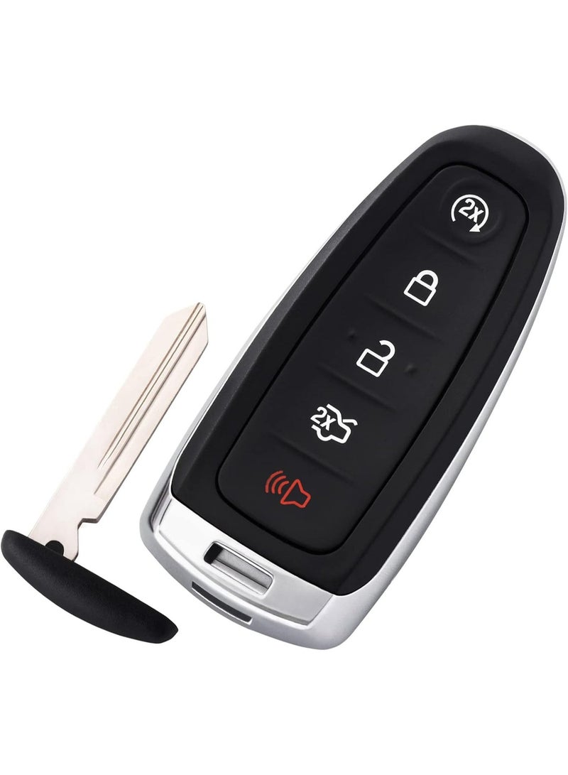 KISSUN Ford Replacement Key Fob Shell Case Cover Smart Keyless Entry Remote Blank Key for Ford Edge Escape Explorer Focus Flex Taurus Fusion - Image 1