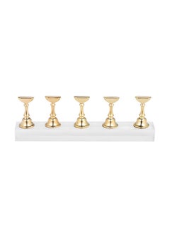 NIBEMINENT False Nail Holder Stand Gold  - Image 1