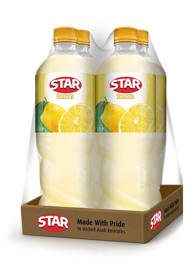 Star Lemon Juice Drink 1.5Ltr, Pack of 4