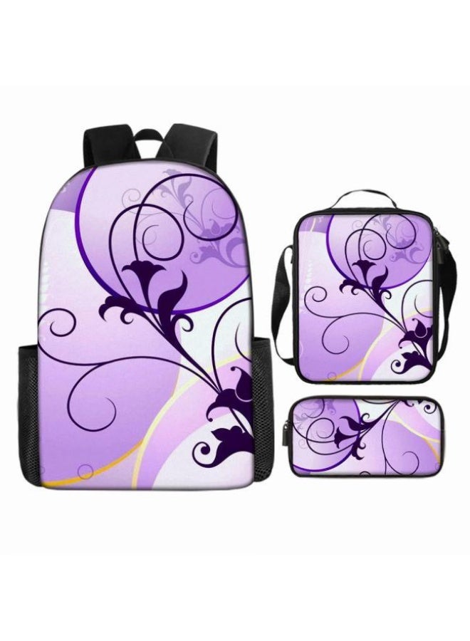 عام حقيبة ظهر مطبوعة بالرسوم المتحركة + مجموعة حقائب اليد + القلم، مجموعة حقائب عملية من ثلاث قطع (يمكن استخدام الطلاب والأطفال ونزهات الأصدقاء ورياضات تسلق الجبال وما إلى ذلك) - 114 - Image 4