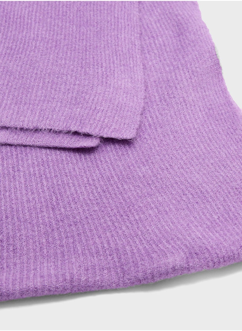 VERO MODA VMLEFILE RIB SCARF BOO  - Image 2