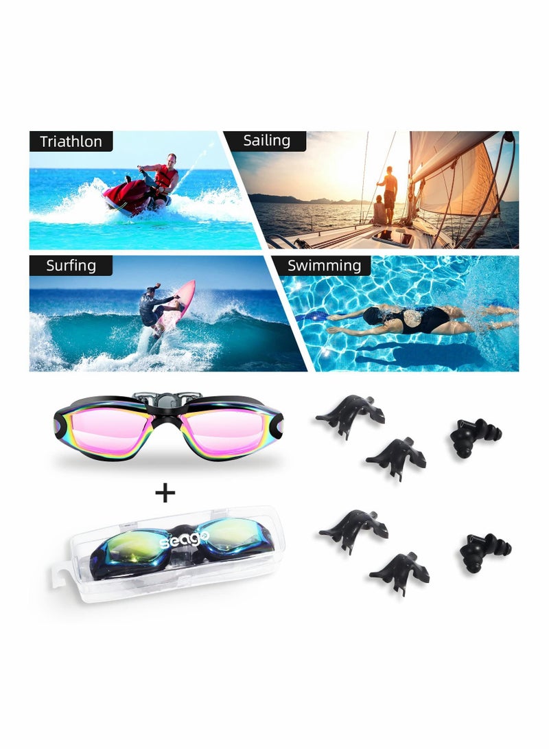KASTWAVE 2 Pack Swimming Goggles for Kids and Adult Men Women - Image 3
