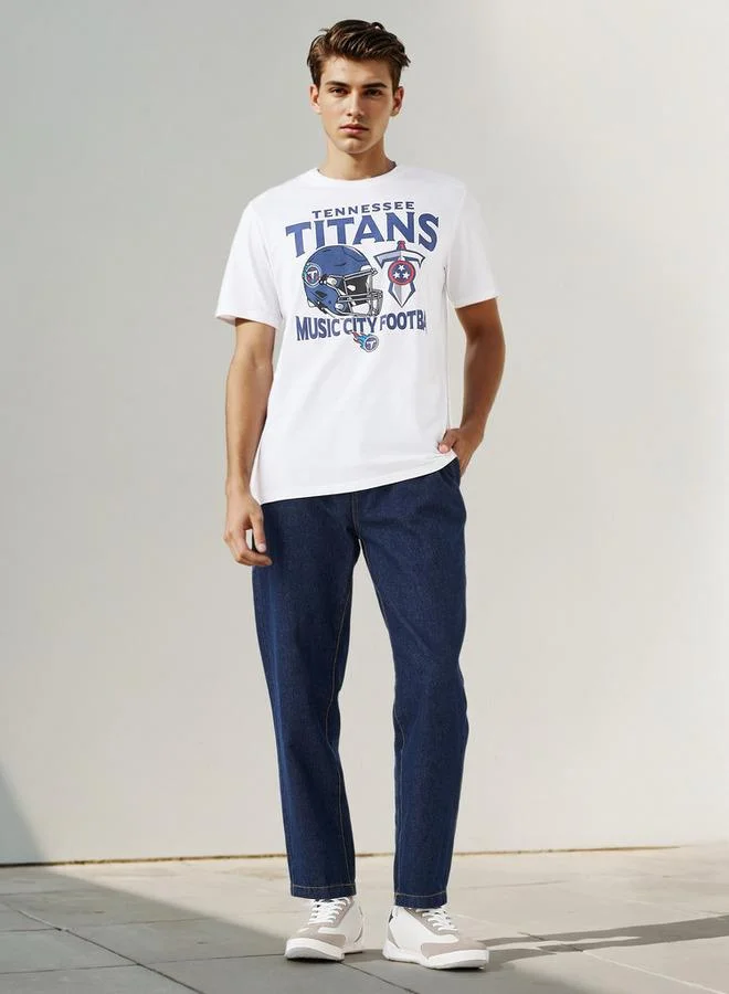 اس بي كاركترز تيشيرت مطبوع لفريق تينيسي تايتنز في دوري كرة القدم الأمريكية