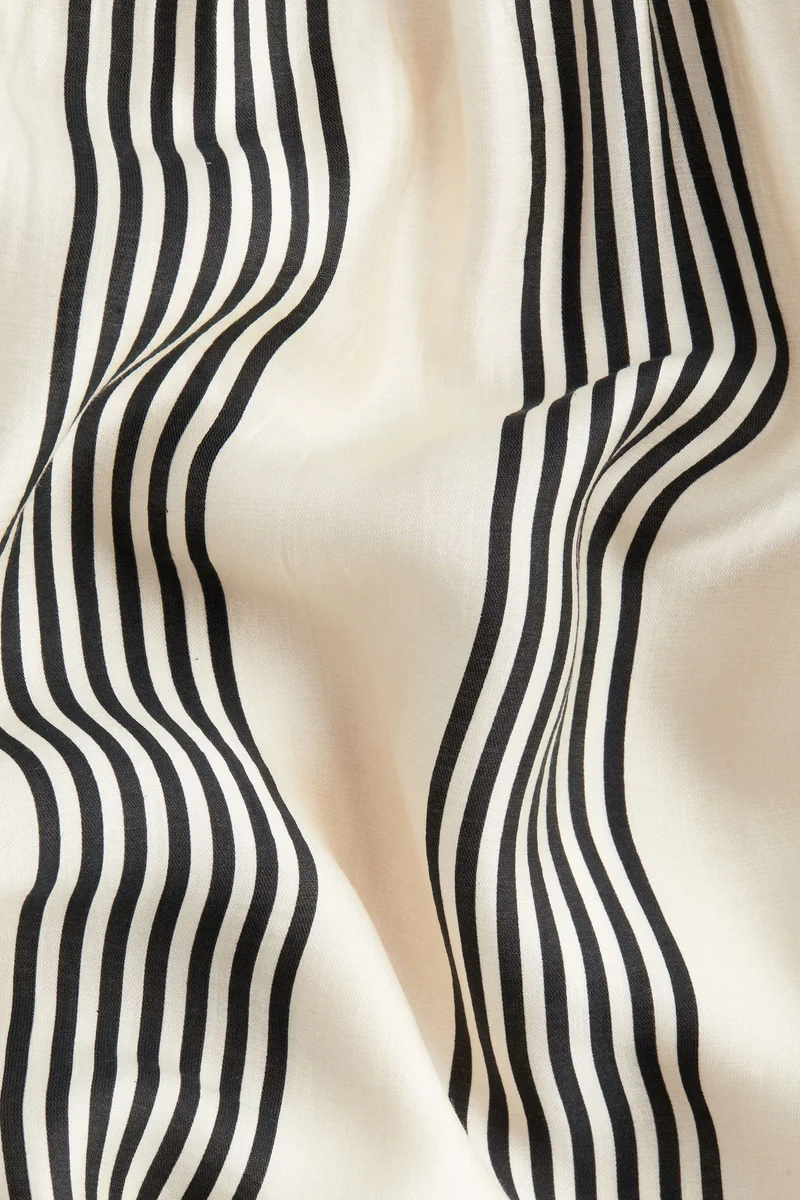 H&M Striped Strapless Dress