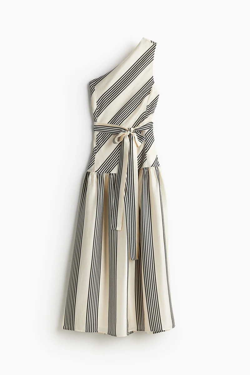 H&M Striped Strapless Dress