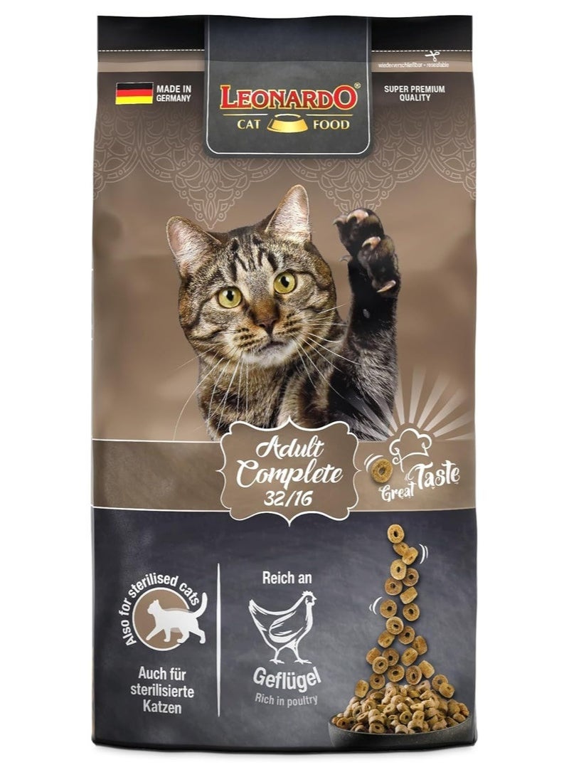 Leonardo Holistic Complete 32/16 Food with Poultry for Adult Cat 2 Kg. - Image 2