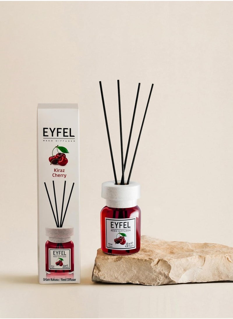 EYFEL - EYFEL Reed Diffusers for Home – Cherry Reed Diffuser Set 4.00 fl oz Oil Diffuser Sticks, Bathroom Diffuser, Oil Reed Diffuser, Scented Sticks, Oil Diffuser Sticks, Reed Diffuser for Bathroom' - Image 1