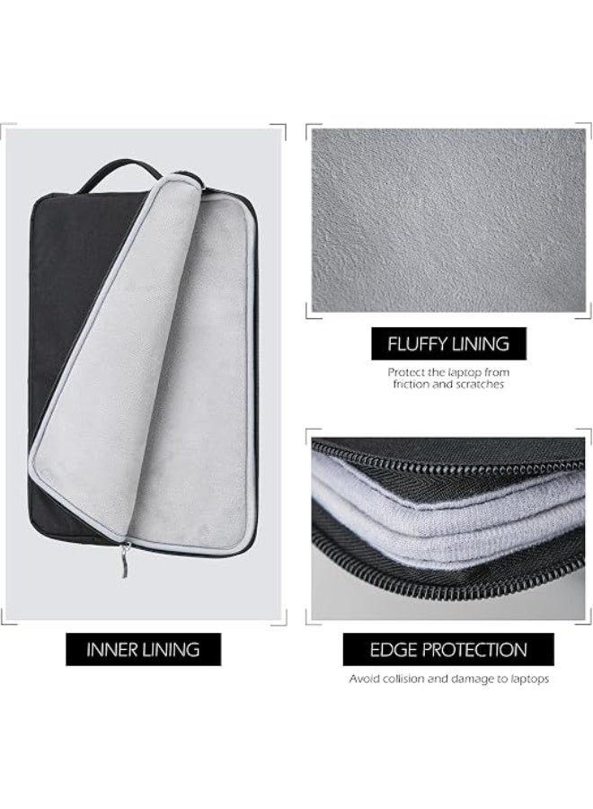 Waterproof Laptop Bag 13 Inch – Slim Protective Sleeve with Carry Handle, Black - Image 5