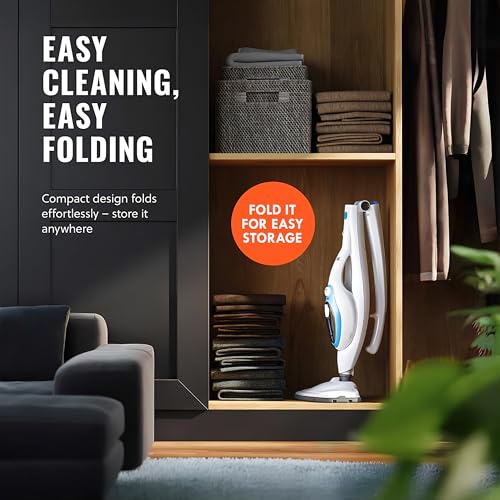 NexLev 10 in 1 Steam Cleaner & Mop|2 Steam Modes| Mopping & Deep Cleaning Home Car Sofa Bathroom Kitchen & Office |For All Surfaces|350ML|Chemical Free Cleaning | Detachable & Foldable|SC-04 - Image 5