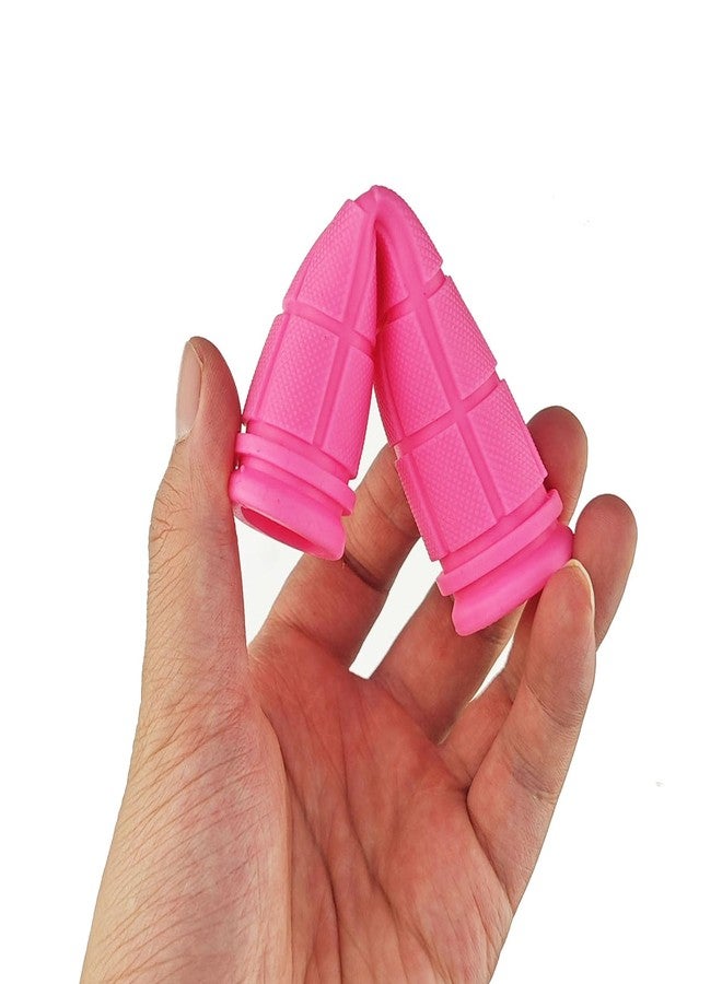 Zelerdo 1 Pair Bicycle Bike Handlebar Scooter Streamers,1 Pack Bike Bell and 1 Pair Bicycle Bike Grips (Pink Bell) - Image 4
