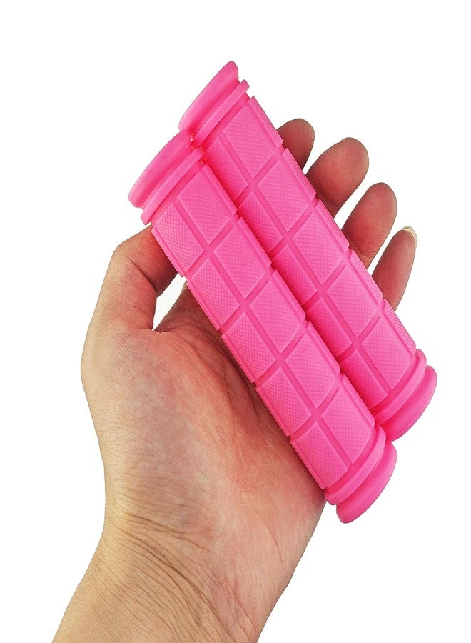 Zelerdo 1 Pair Bicycle Bike Handlebar Scooter Streamers,1 Pack Bike Bell and 1 Pair Bicycle Bike Grips (Pink Bell) - Image 5