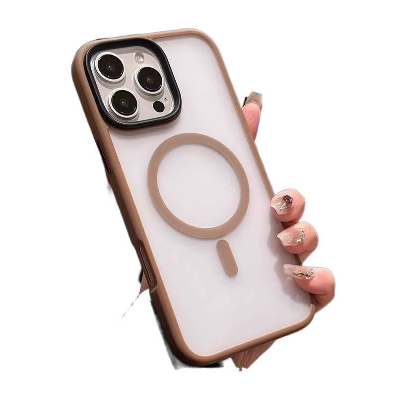 غطاء MagSafe | مقاوم للصدمات | Desert Gold | PC+Silicone | حماية من السقوط | مقاوم للصدمات لـ iPhone 17 / 17 Air / 17 Pro / 17 Pro Max - Image 1