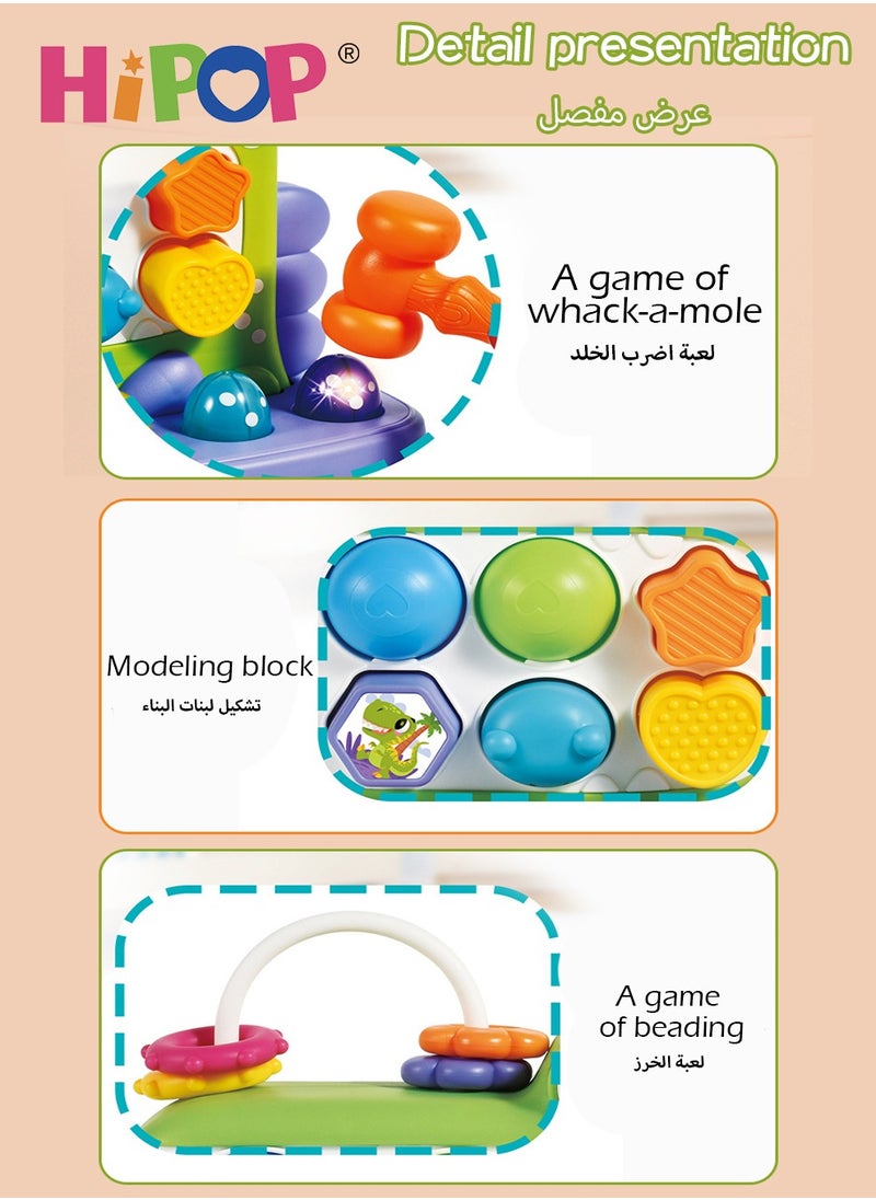 HIPOP - Baby Toys,Whack-a-Mole Hammerring Toys Shape Recognition and Sorting Toys,Baby Building Blocks Educational Toys - Image 1