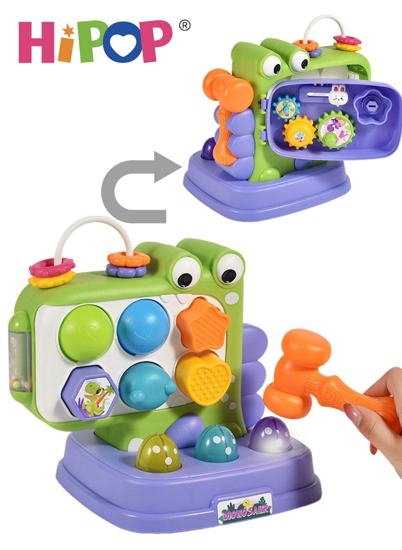 HIPOP - Baby Toys,Whack-a-Mole Hammerring Toys Shape Recognition and Sorting Toys,Baby Building Blocks Educational Toys - Image 1