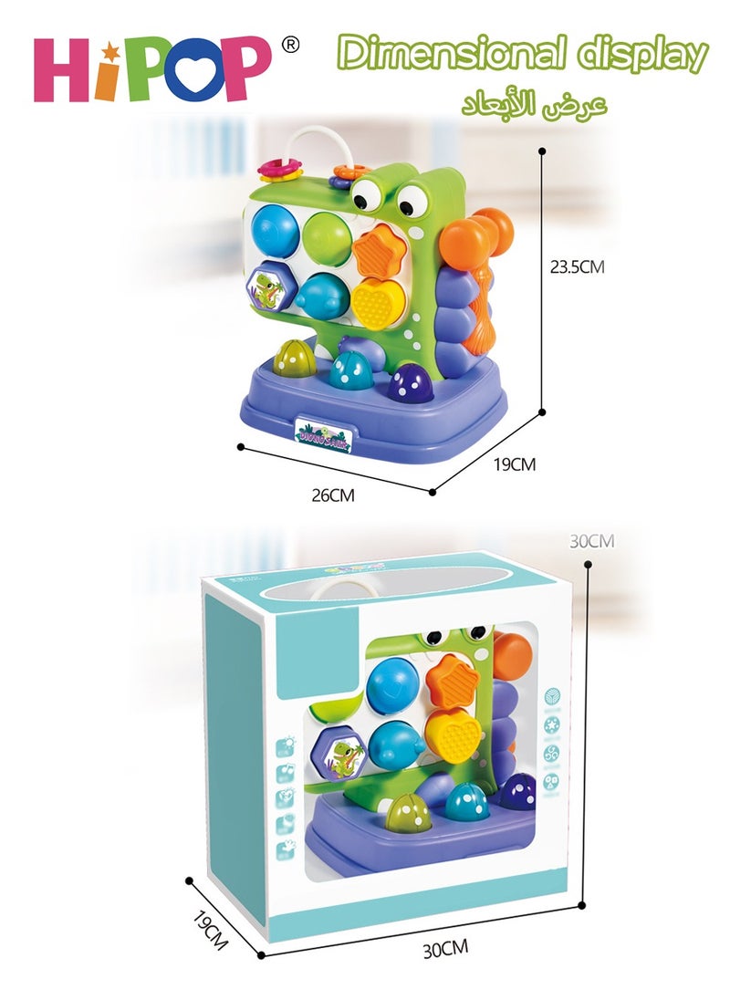 HIPOP - Baby Toys,Whack-a-Mole Hammerring Toys Shape Recognition and Sorting Toys,Baby Building Blocks Educational Toys - Image 1