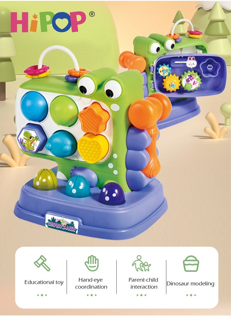 HIPOP - Baby Toys,Whack-a-Mole Hammerring Toys Shape Recognition and Sorting Toys,Baby Building Blocks Educational Toys - Image 1