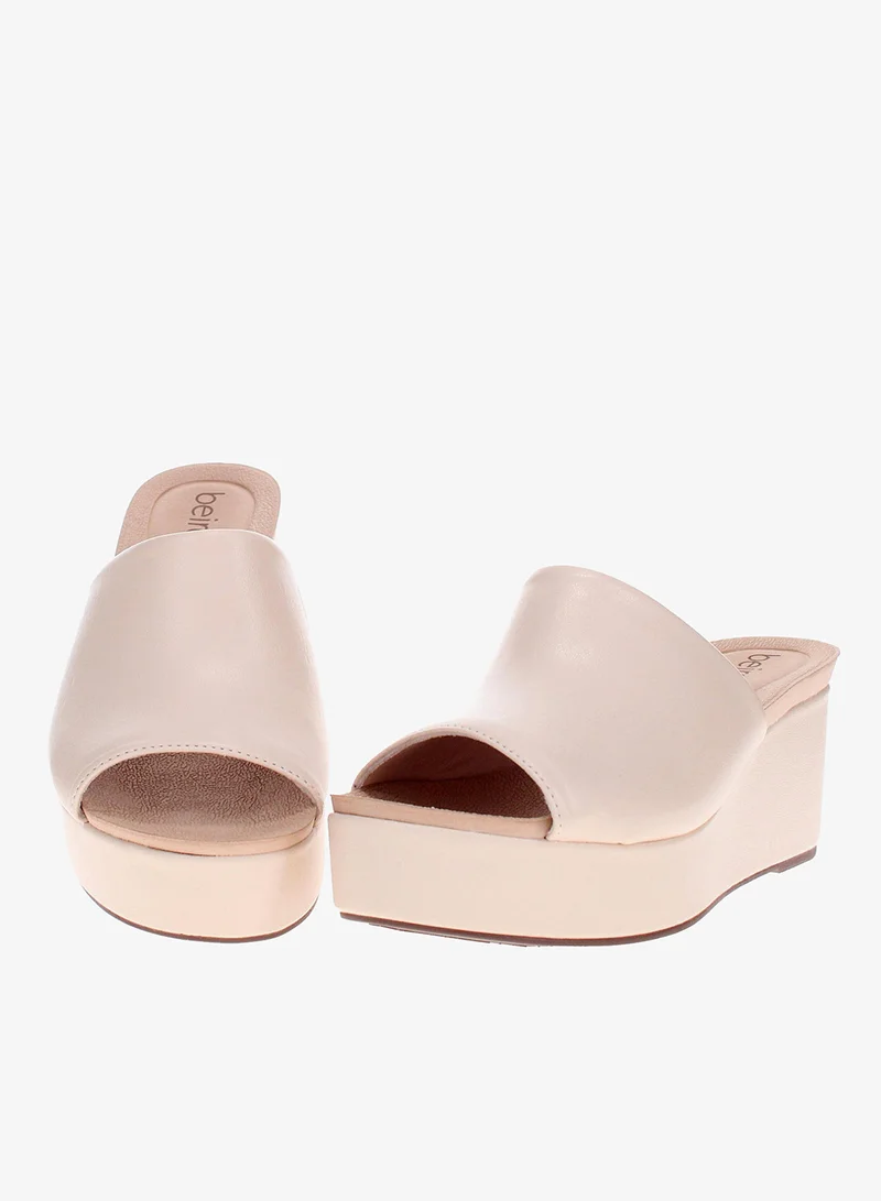 Beira Rio Cream Comfort Sandals for Women – Lightweight & Supportive Everyday Footwear for Women | Best Price UAE
