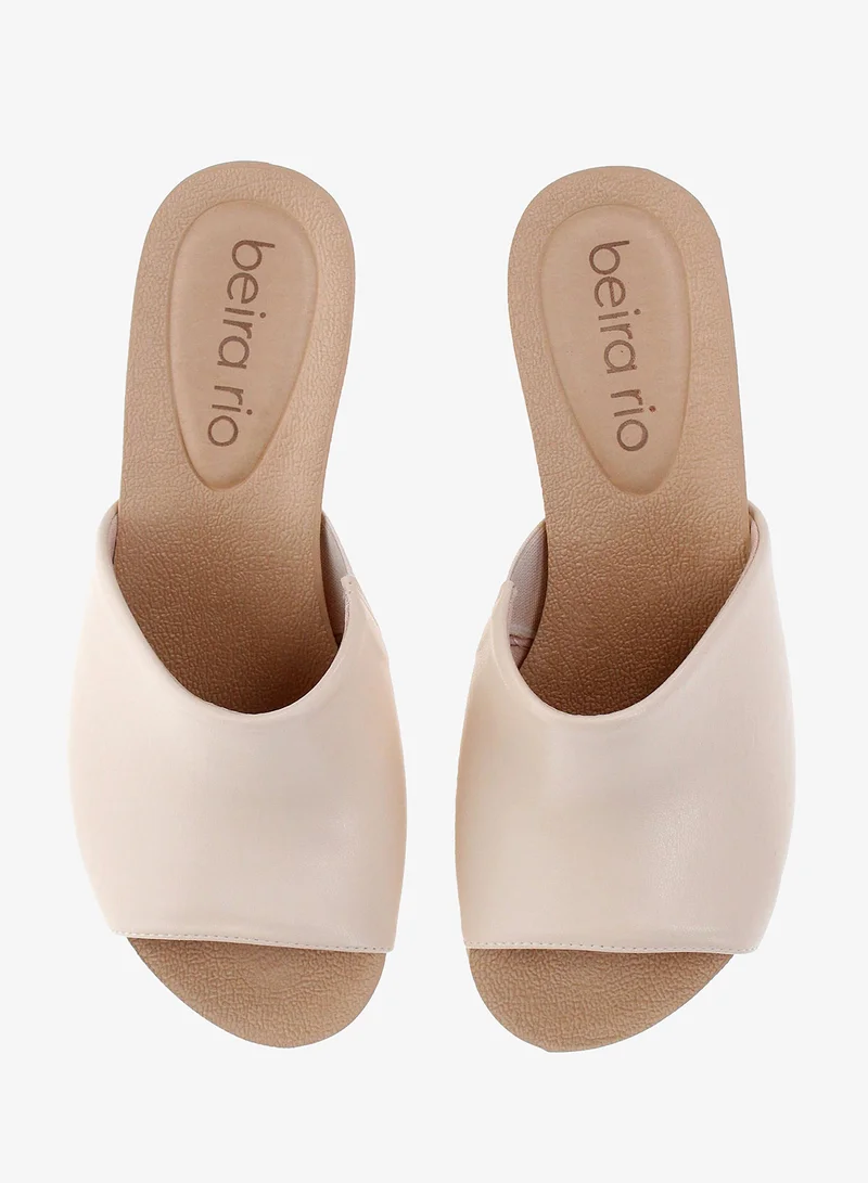 Beira Rio Cream Comfort Sandals for Women – Lightweight & Supportive Everyday Footwear for Women | Best Price UAE