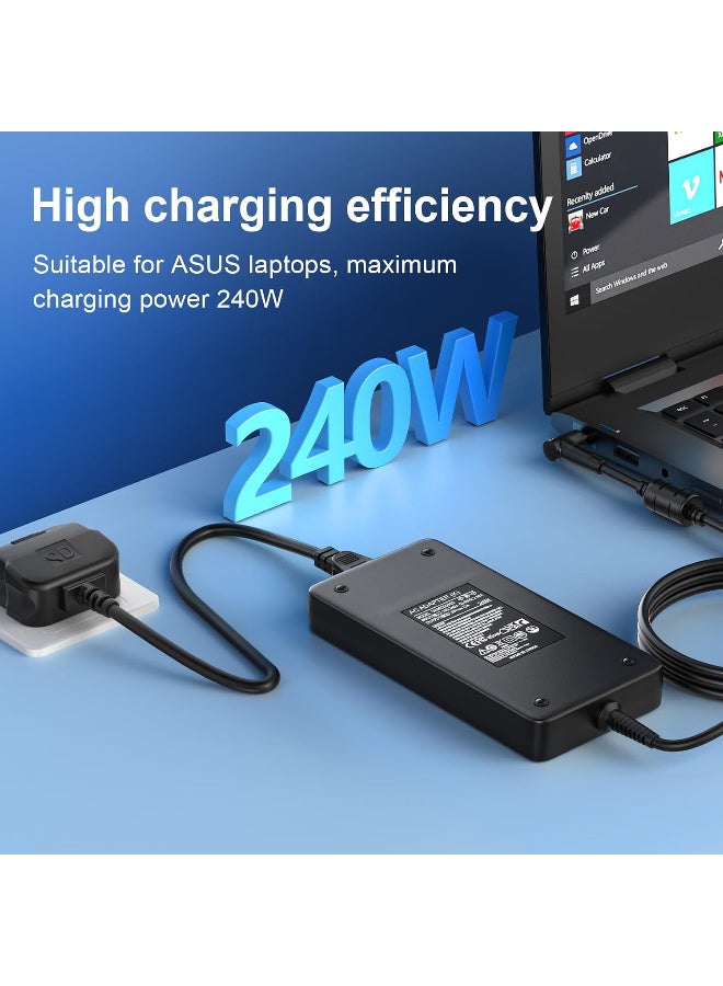 Zexen 240W 20V 12A Charger Compatible with ASUS TUF F15 Gaming A15 ASUS ROG Strix G16 G15 G17 G513 G713 ROG Zephyrus G16 M16 GU603 Compatible 180W 150W Laptop Power Adapter 6.0x3.7mm - Image 2