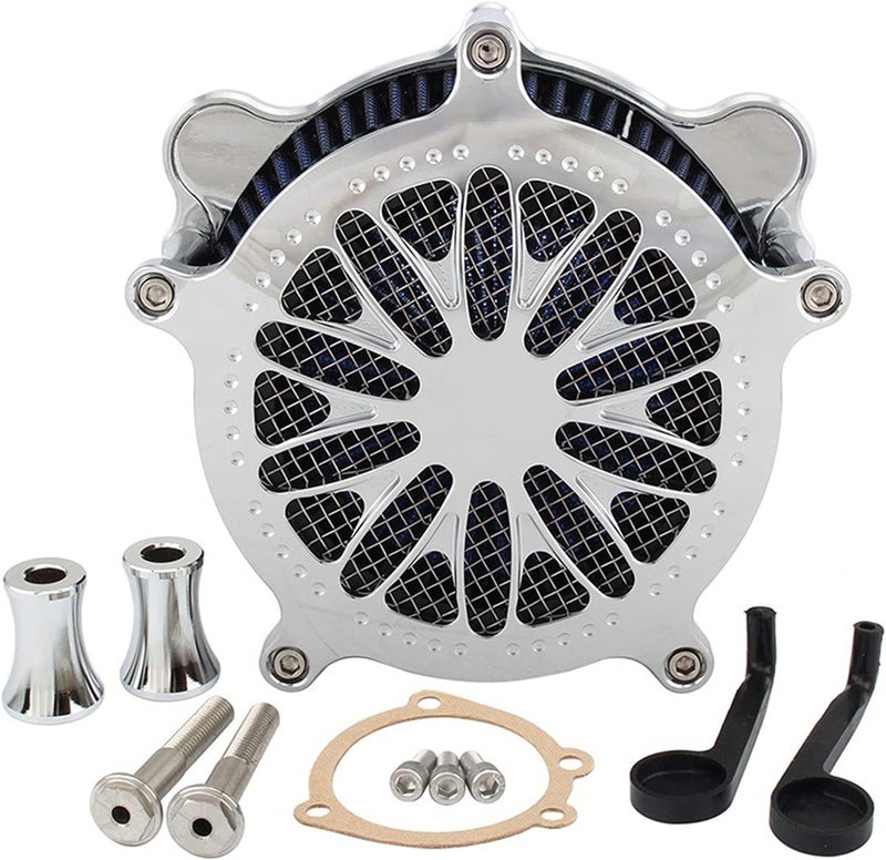 QASULER Motorcycle Air Filter Cleaner Kit