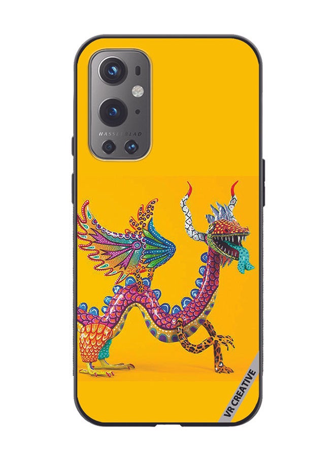 VR CREATIVE - Protective Case Cover For OnePlus 9 Pro Dragon Design Multicolour - Image 1