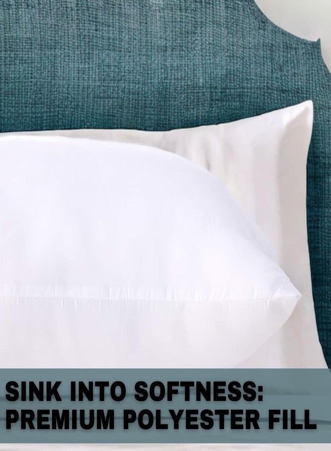 Dada Bedding Luxury 20x28 Pillow Insert - Soft Medium Firm, Premium Polyester, Perfect for Side and Back Sleepers - Image 2