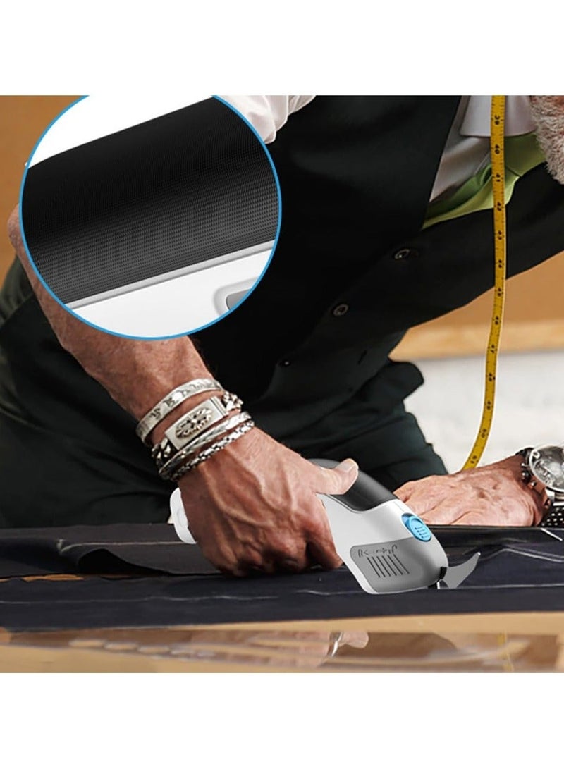 والالا قاطعة قماش كهربائية بمحرك عالي السرعة، آلة قطع قماش محمولة، إسفنج ورق مقوى، سجاد جلدي، ماكينة تشذيب السجاد - Image 4