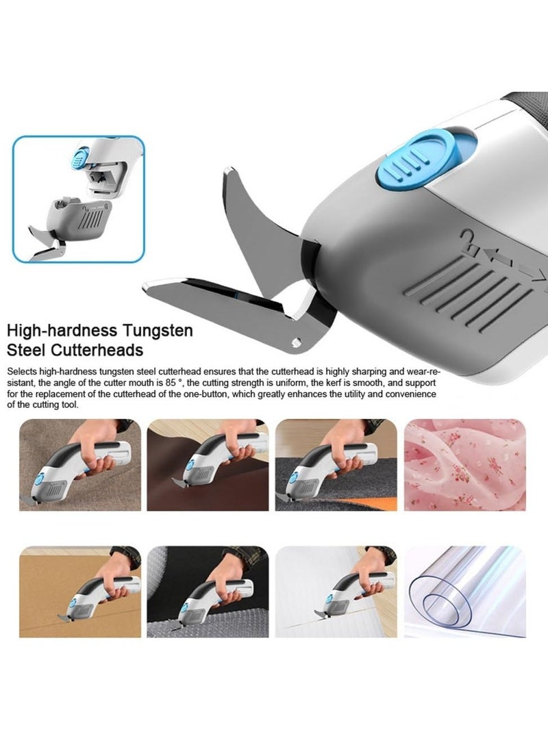 والالا قاطعة قماش كهربائية بمحرك عالي السرعة، آلة قطع قماش محمولة، إسفنج ورق مقوى، سجاد جلدي، ماكينة تشذيب السجاد - Image 2