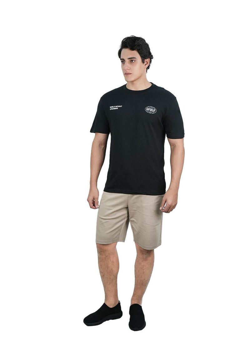 GIORDANO Men's Slim Fit Cotton Jersey Crew Neck Print Tee | WWS Graphic - Image 2