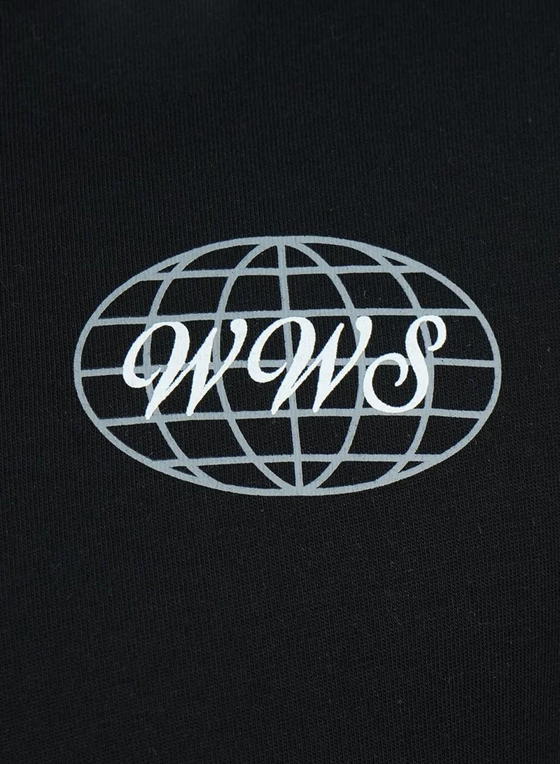 GIORDANO Men's Slim Fit Cotton Jersey Crew Neck Print Tee | WWS Graphic