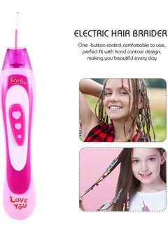 MUMS PLANET Girls Toys Hair Styling Tools 1 Set Automatic Hair Decoration Braider DIY Styling Tool Hair Braiding Tool Toy for Teen Girls Birthday Gift Hair Styling Accessories  - Image 2