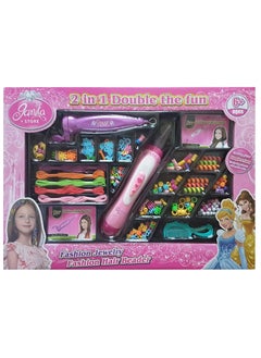 MUMS PLANET Girls Toys Hair Styling Tools 1 Set Automatic Hair Decoration Braider DIY Styling Tool Hair Braiding Tool Toy for Teen Girls Birthday Gift Hair Styling Accessories  - Image 1