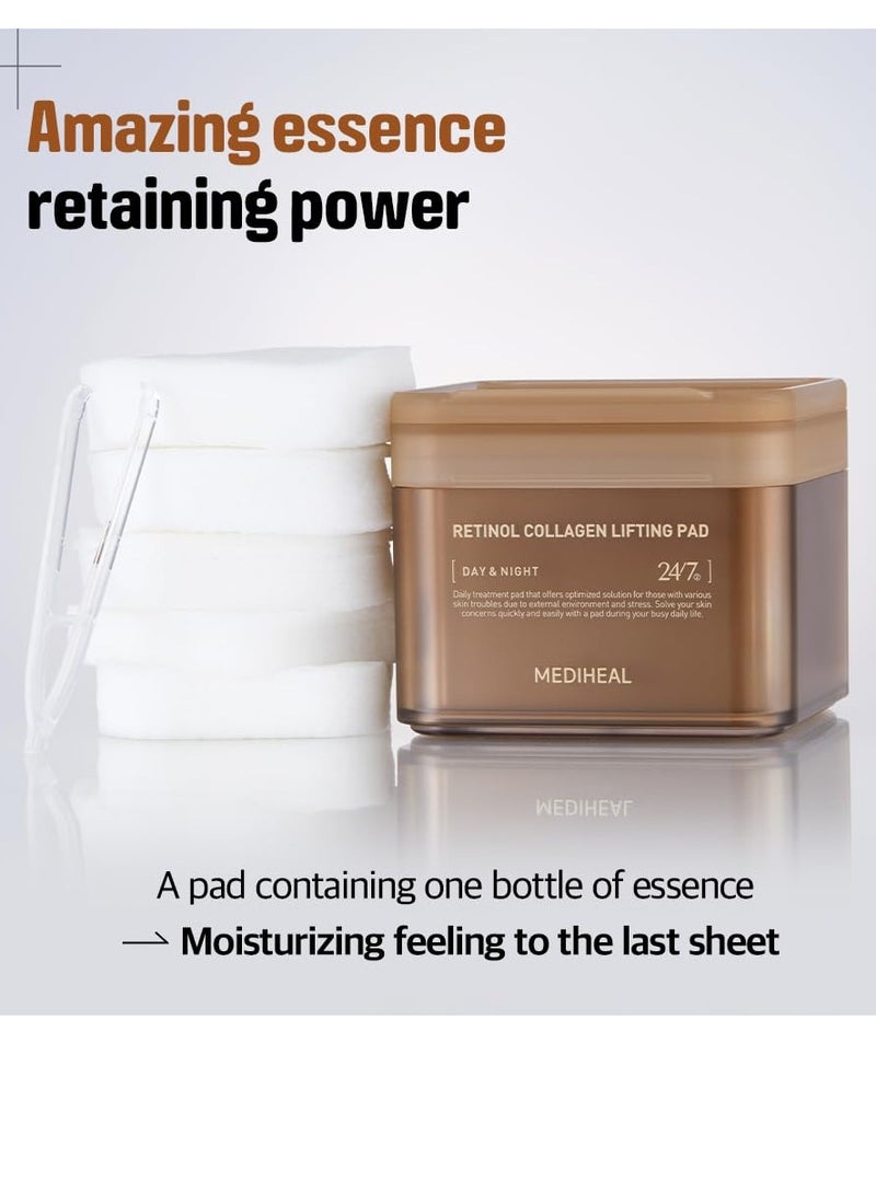 MEDIHEAL Retinol Collagen Lifting Pad | 100 pads - Image 2