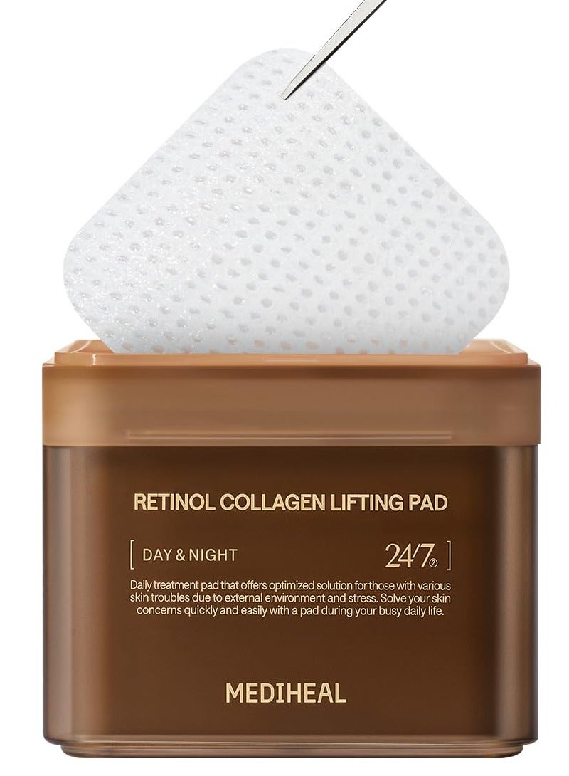 MEDIHEAL Retinol Collagen Lifting Pad | 100 pads - Image 1