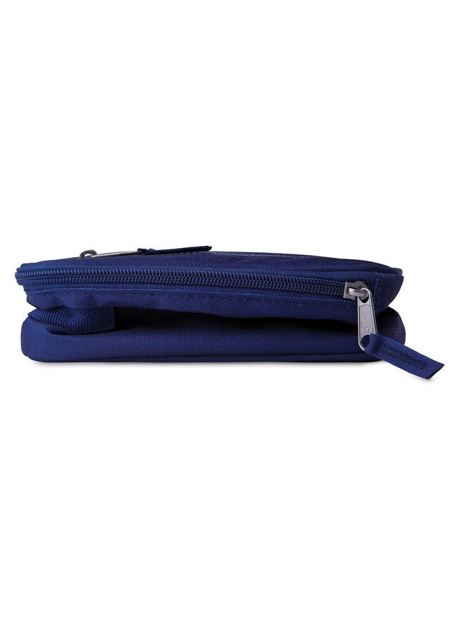 PACKIT PackIt Freezable Classic Lunch Box, True Blue, Built with EcoFreeze® Technology, Collapsible, Reusable, Zip Closure With Front Pocket and Buckle Handle, For Work Lunches and Fresh Lunch On the Go  - Image 3