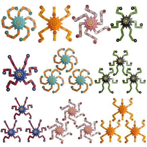 Sqlhrke 30 Pack Sensory Fidget Spinner ToysStress Relief Treasure Box Toys for Classroom PrizesPinata Easter Basket Goodie Bag Stuffers Birthday Gifts Party Favors for Kids Adults - Image 1