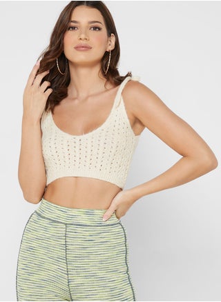Tie Shoulder Knitted Crop Top - pzsku/Z76C73F0E5AB6C0CCC955Z/45/1746226288/ab67d820-53a1-43f4-908e-2ae322f72999