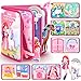 JoyCat Travel Toys for Toddlers 13 Princess Busy Book Busy Book for 1 Year Old DressUp Unicorn Castle Play Quiet Toy Fine Motor Skills Easter Basket Stuffers Gifts for Kids Girl - Image 2