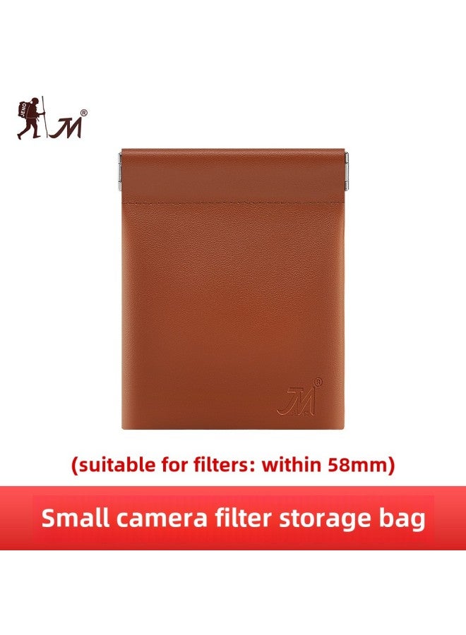 JN Geno Round Filter Protection Bag UV Mirror Polarizer Reducer Storage Bag Portable Filter Protection Bag-Color:Small  - Image 1