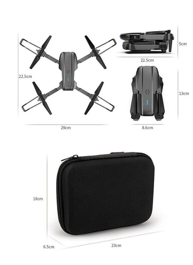 K3 Pro Drone 4K | Camera Wi-Fi FPV Obstacle Avoidance Remote Quadcopter |  Foldable RC Drone With 1 Battery | 4K Profesional HD Dual Camera 1080P | Fpv Drones Quadcopter , Rc Helicopters Toys For Boys