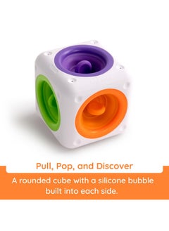 Fat Brain Toys Tugl Cube - Popping Fidget Cube For Toddlers, Kids, Teens, Adults  - Image 2