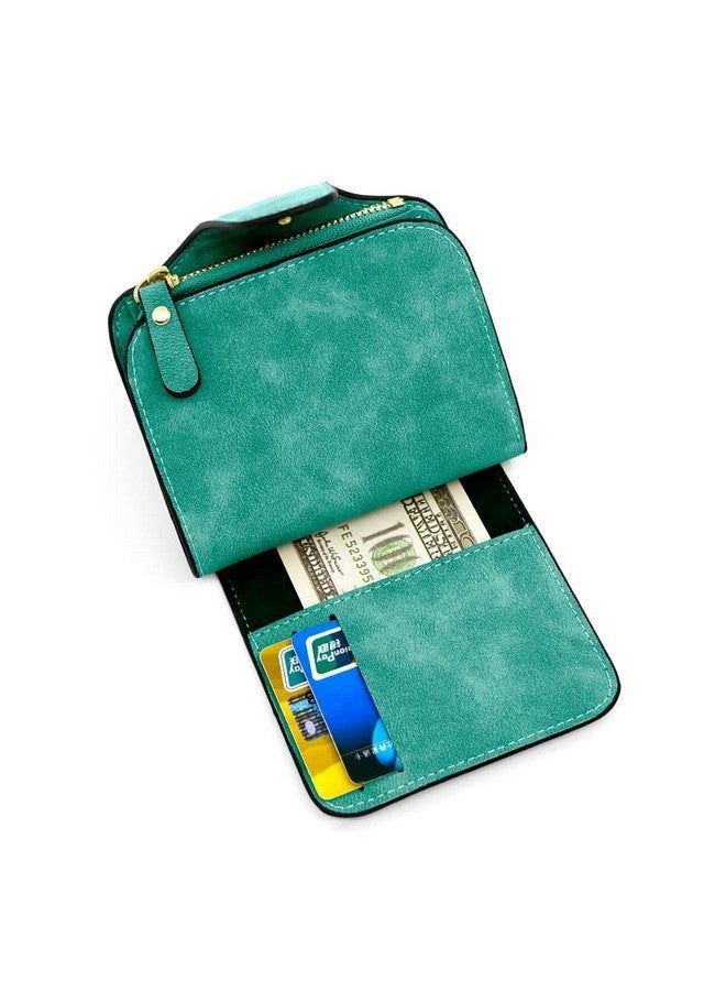 Alexvyan Small Bi-Fold Women's Leather Purse Wallet Card Organizer Female Hand Clutch Women/Ladies/Girls Wallets Credit Card Holder with Coin Pocket (Green) - Image 4