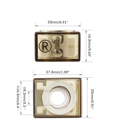 CNWDTLS 250 Amp Fuse MRBF 58V DC Max IP66 Waterproof Terminal Fuses Charging Piles for The Circuit Protection of Automobiles RVs Cranes Ships Pack of 2 - Image 3