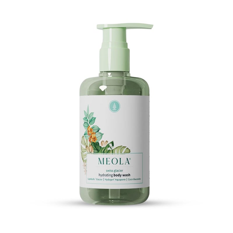 MEOLA Swiss Glacier Hydrating Body Wash 200ml Moisturize  Soothes Dry  Sensitive Skin With Lipobelle Glacier Biolipid Complex  Hydagen Aquaporin Gives Soft  Smooth Skin - Image 1