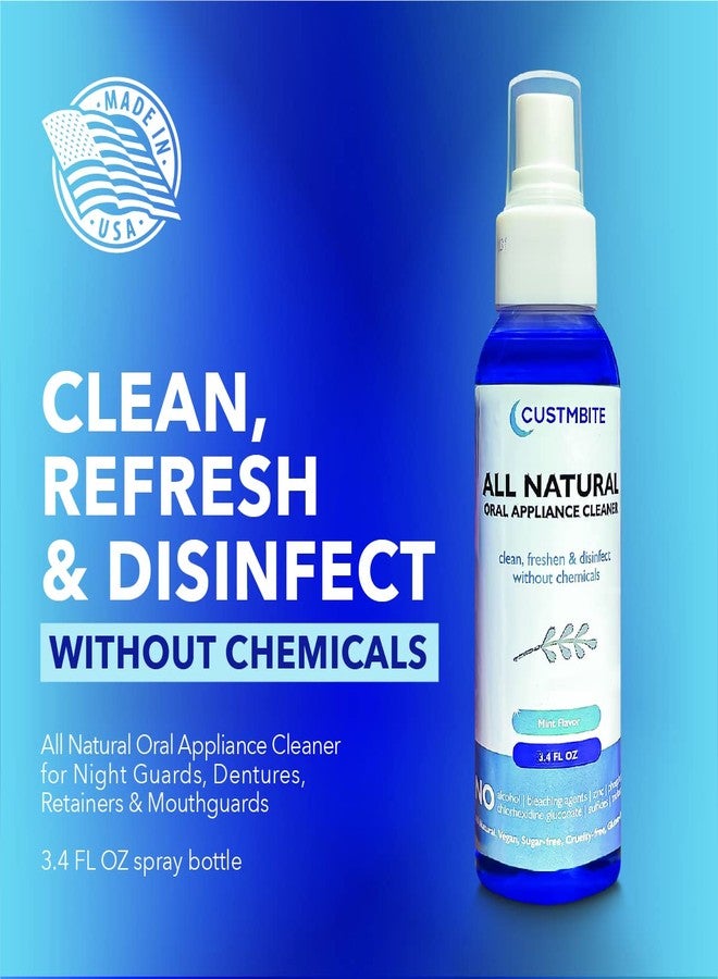 CUSTMBITE All Natural Dental Appliance Cleaner, No Harsh Chemicals - Image 2