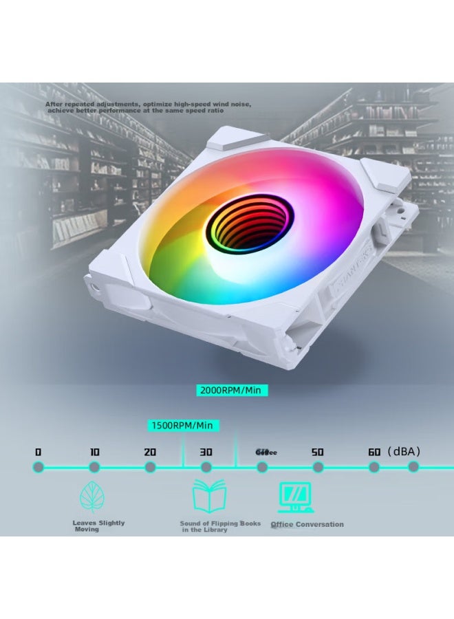 Phanteks Eclipse P360a White Atx Mid-tower Case With Tempered Glass, Digital-rgb Lighting, And High Airflow